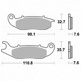 Колодки тормозные SBS 859HF