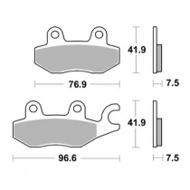 Колодки тормозные SBS 955HS