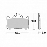 Колодки тормозные SBS 994HS