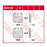 Колодки тормозные TRW Lucas MCB538SI