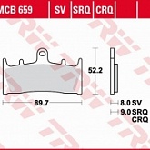 Колодки тормозные TRW Lucas MCB659TRQ