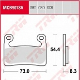 Колодки тормозные TRW Lucas MCB901SV