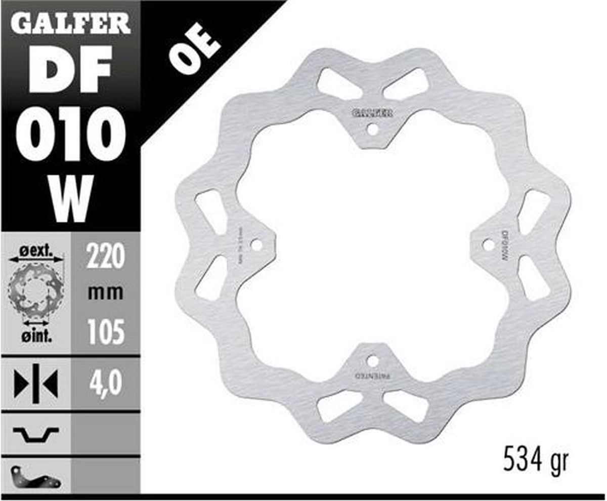 Диск гальмівний Galfer DF010W