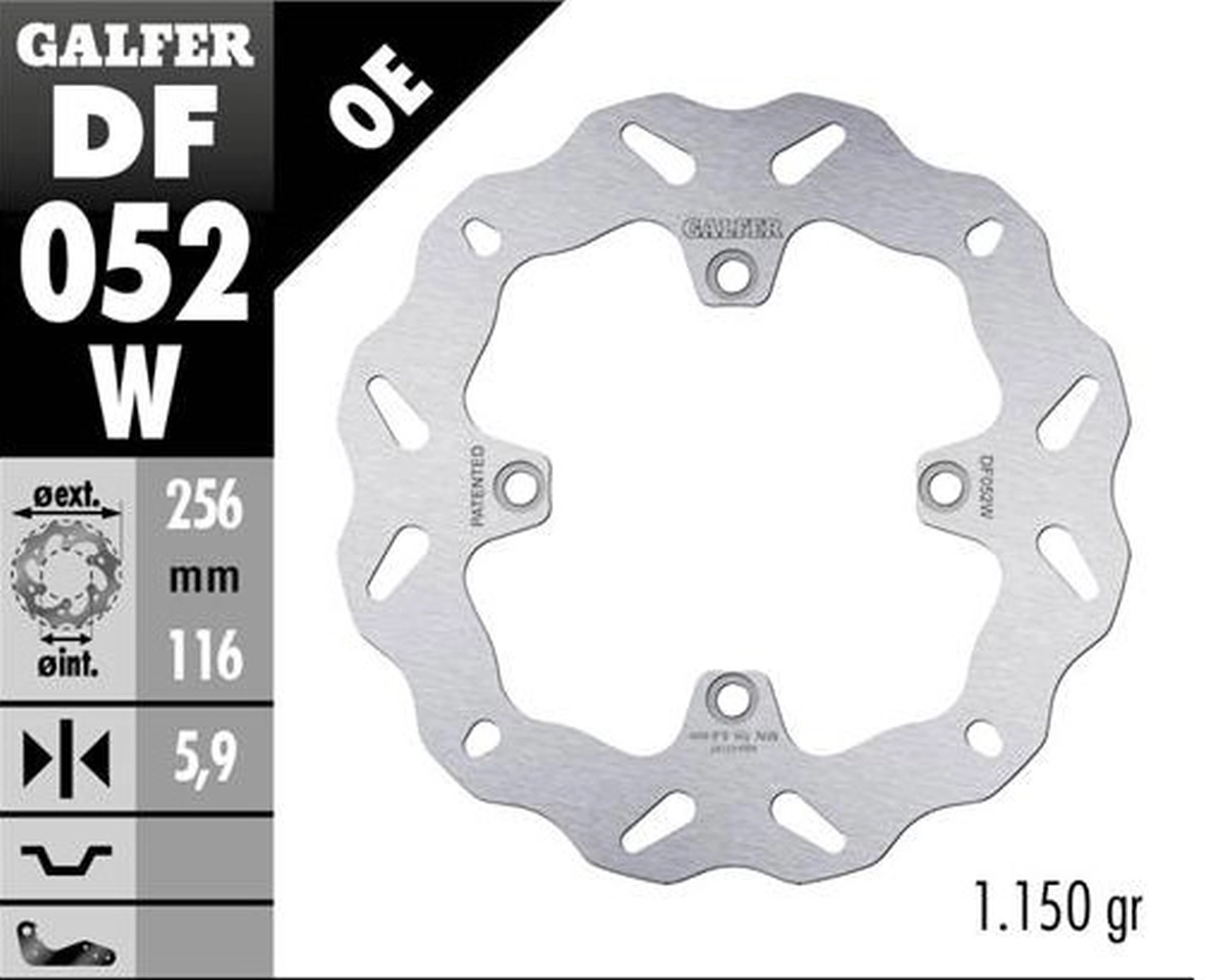 Диск тормозной Galfer DF052W