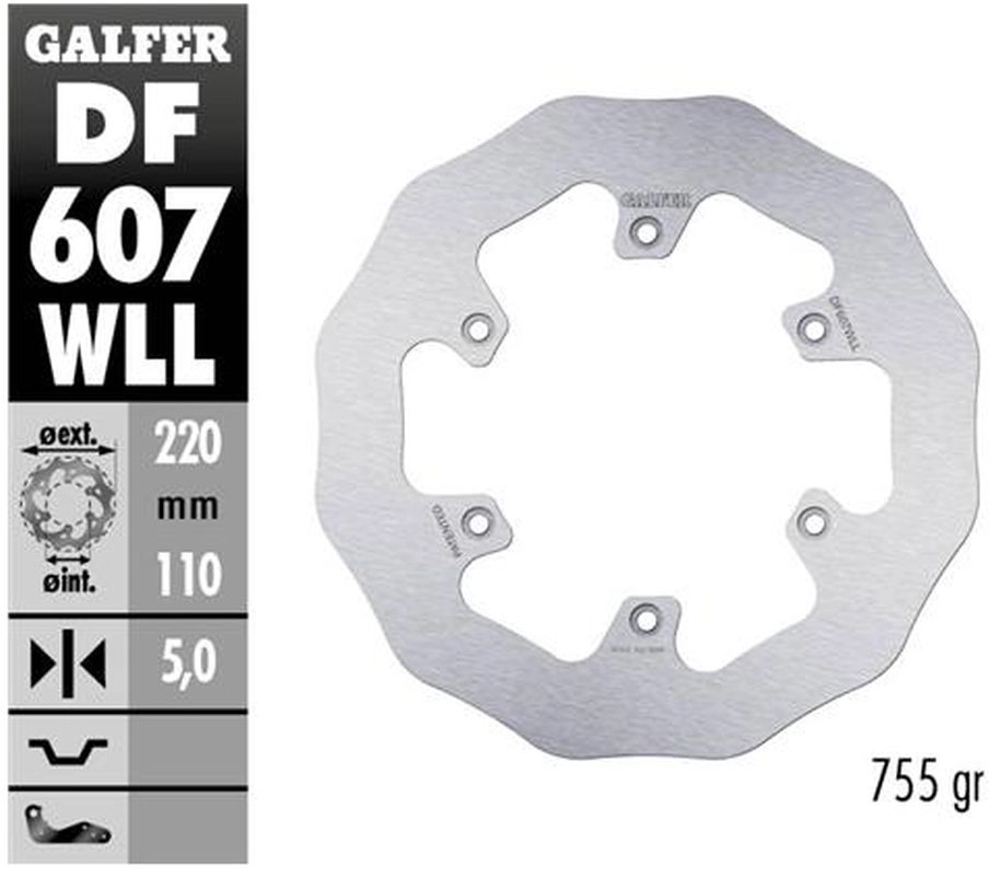 Диск гальмівний Galfer DF607WLL