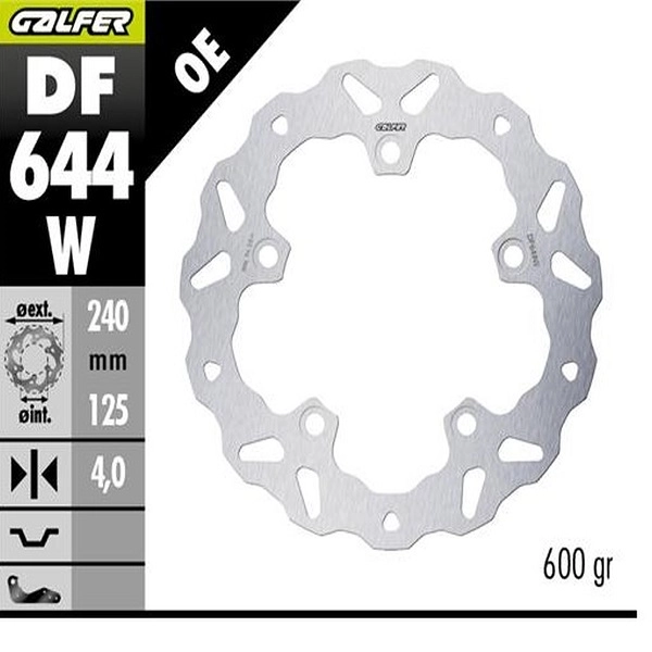 Диск гальмівний Galfer DF644W 