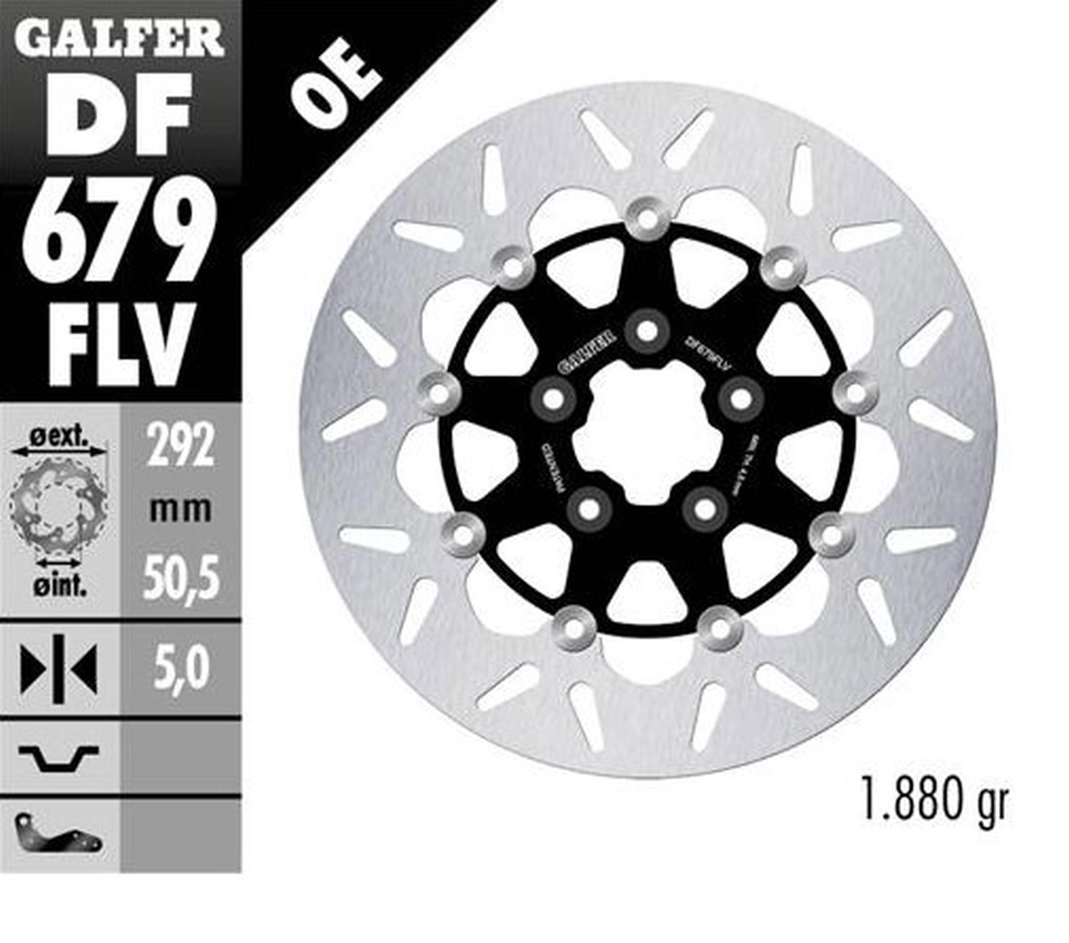 Диск гальмівний Galfer DF679FLV