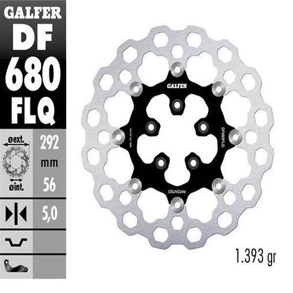 Диск гальмівний Galfer DF680FLQ