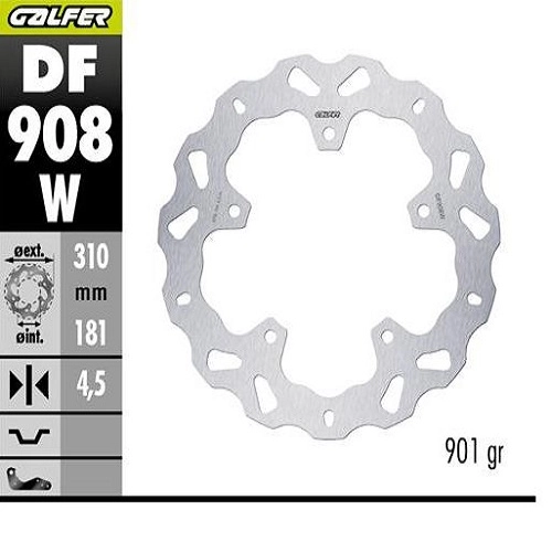 Диск тормозной Galfer DF908W
