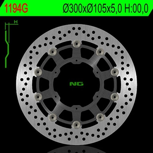 Диск тормозной NG 1194G