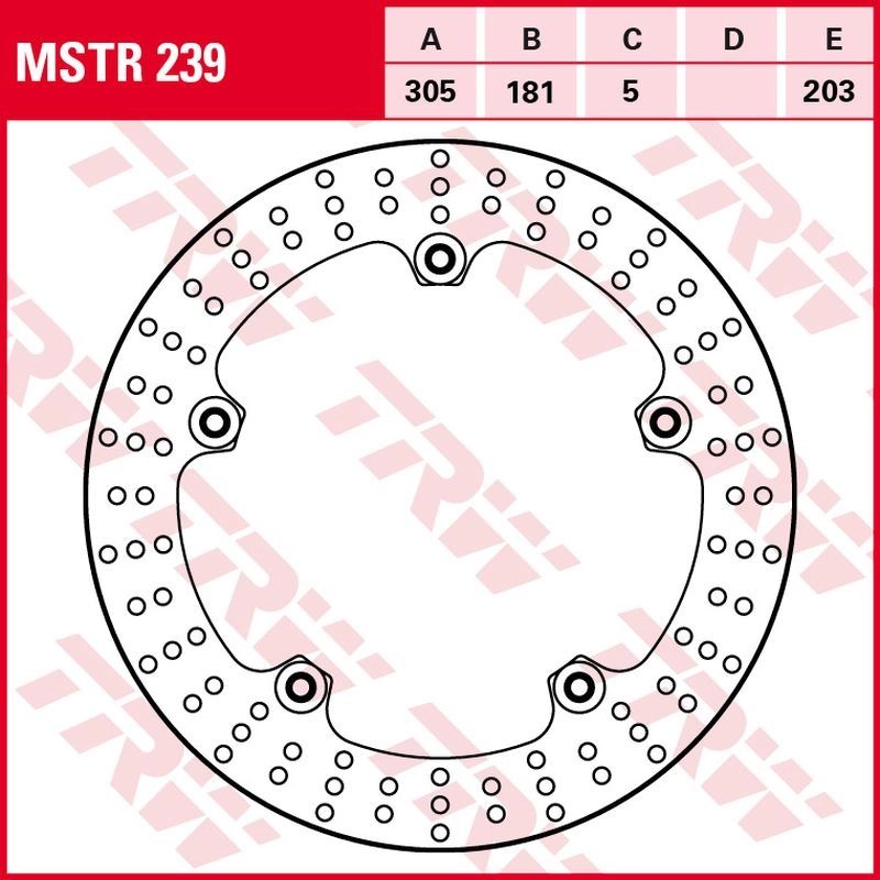 Диск гальмівний TRW Lucas MSTR239