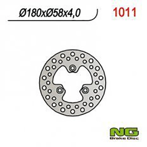 Диск гальмівний NG 1011X
