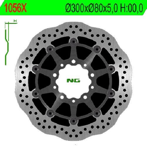 Диск гальмівний NG 1056X