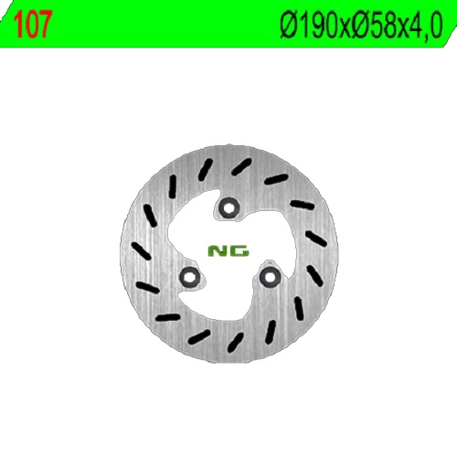 Диск гальмівний NG 107