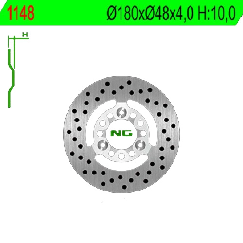 Диск гальмівний NG 1148