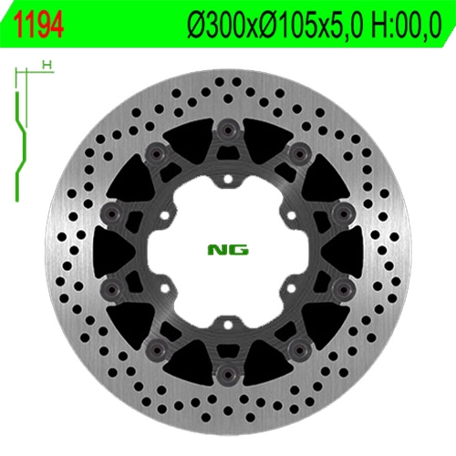 Диск гальмівний NG 1194