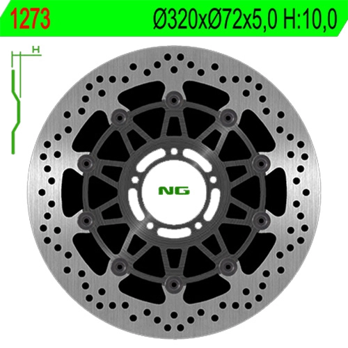Диск гальмівний NG 1273