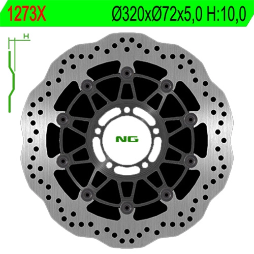 Диск гальмівний NG 1273X