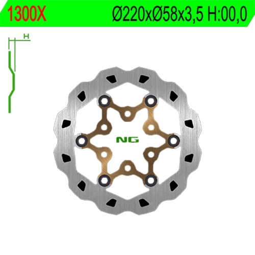 Диск гальмівний NG 1300X