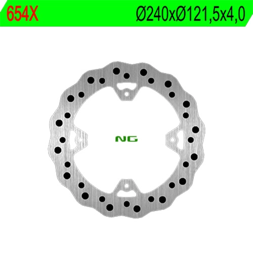 Диск гальмівний NG 654X