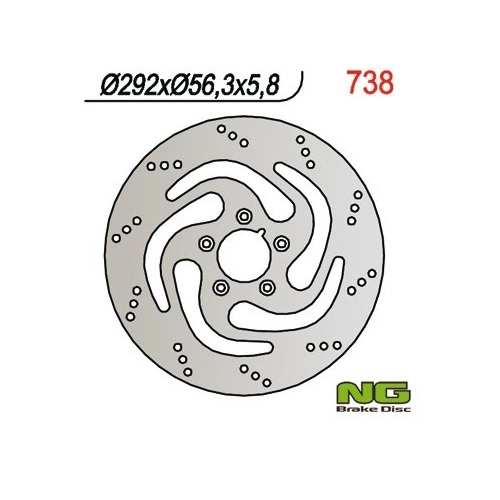 Диск гальмівний NG 680