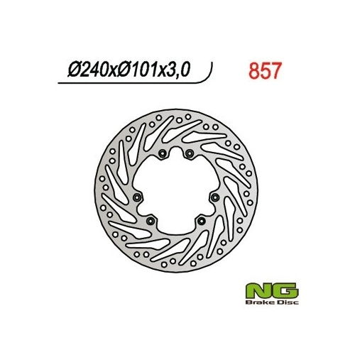 Диск гальмівний NG 857