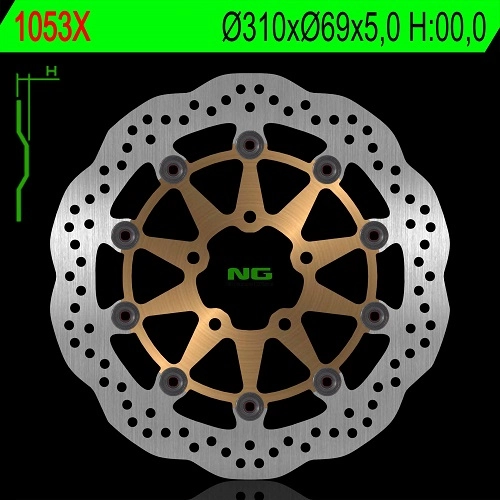 Диск гальмівний NG NG1053X