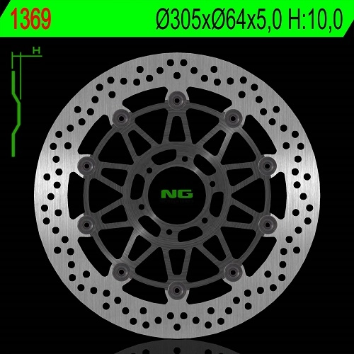 Диск гальмівний NG NG1369