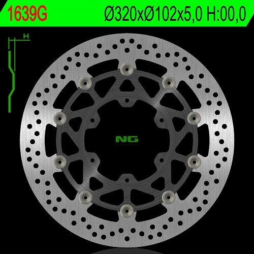 Диск гальмівний NG NG1639G