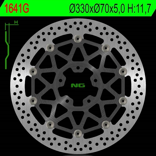 Диск гальмівний NG NG1641G