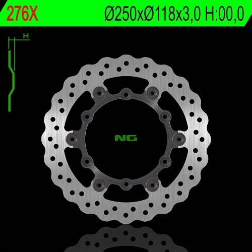 Диск гальмівний NG NG276X