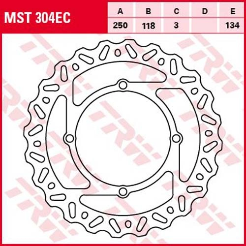 Диск гальмівний TRW Lucas MST304EC