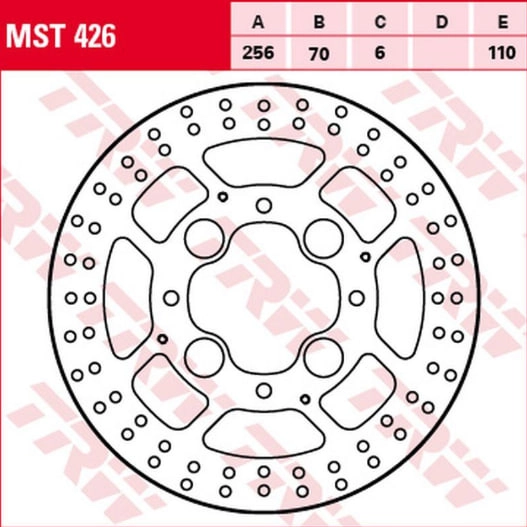 Диск тормозной TRW Lucas MST426