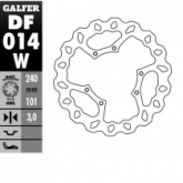 Диск тормозной Galfer DF014W