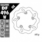 Диск тормозной Galfer DF496W