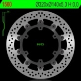 Диск тормозной NG NG1560