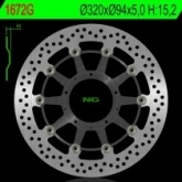 Диск тормозной NG NG1672G