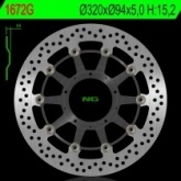 Диск тормозной NG NG1672G