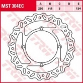 Диск тормозной TRW Lucas MST304EC