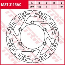Диск тормозной TRW Lucas MST311