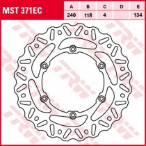 Диск тормозной TRW Lucas MST371EC