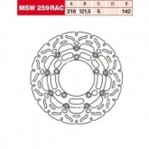 Диск тормозной TRW Lucas MSW259RAC