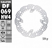 Диск тормозной Galfer DF069HW4