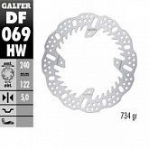 Диск тормозной Galfer DF069HW