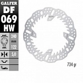 Диск тормозной Galfer DF069HW