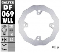 Диск тормозной Galfer DF069WLL