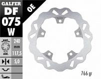 Диск тормозной Galfer DF075W