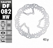 Диск тормозной Galfer DF082HW