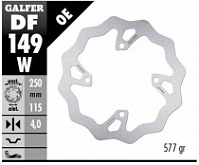 Диск тормозной Galfer DF149W