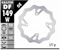 Диск тормозной Galfer DF149W